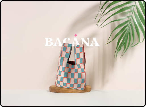Bacana logo and products
