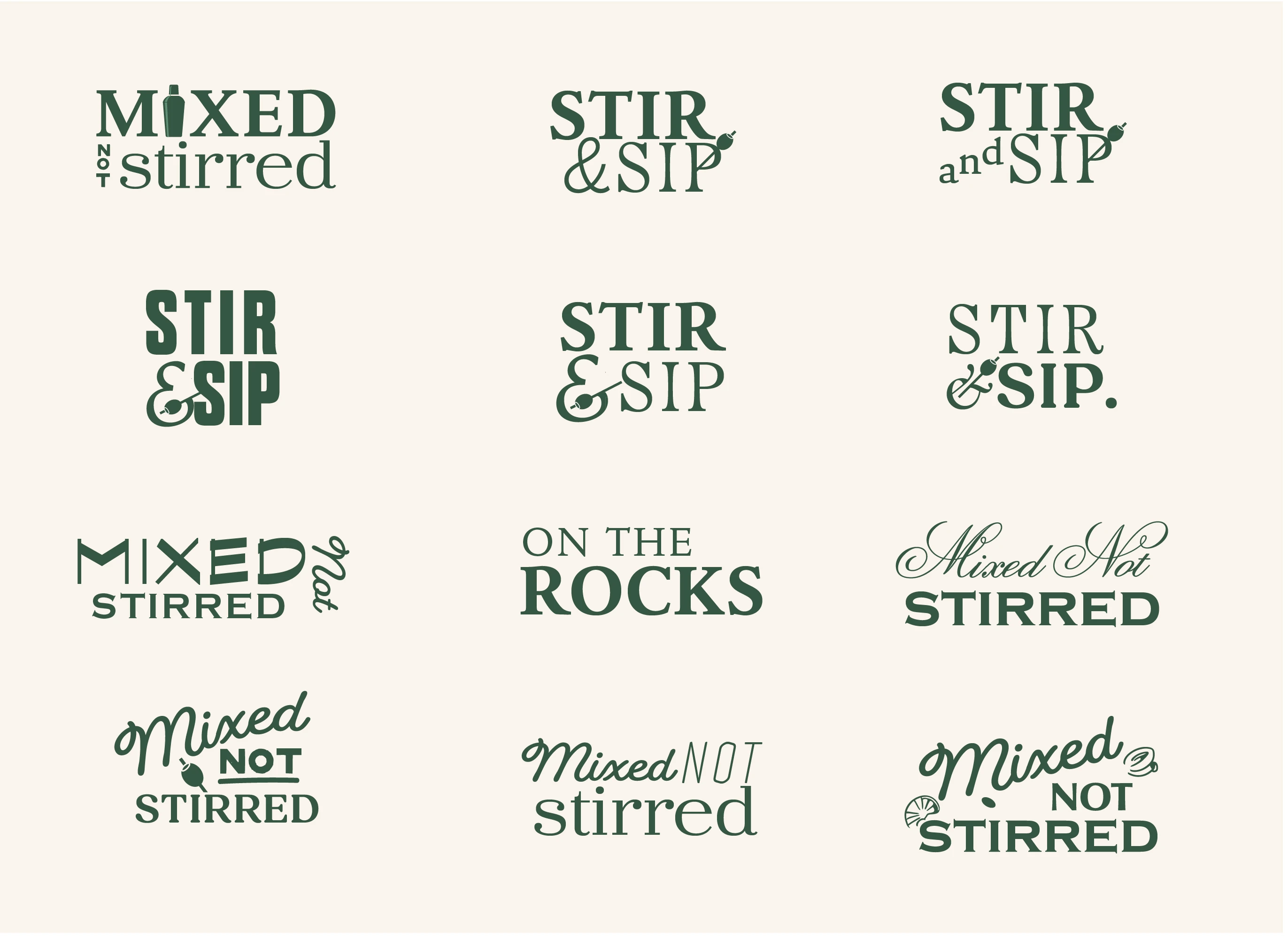 Mixed Not Stirred's Moodboard