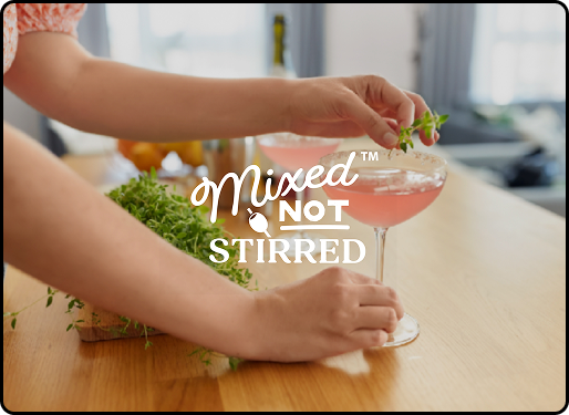 Mixed not Stirred material samples and mood board